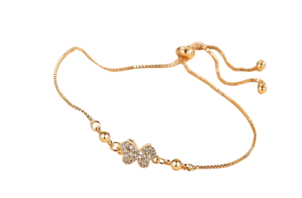 Butterfly Spark Adjustable Bracelet