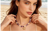 Amethyst Tide Starfish Necklace