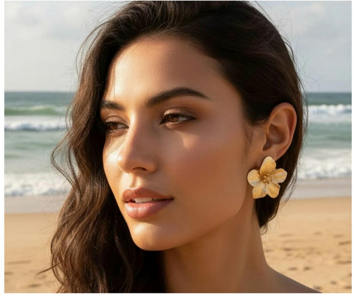 Golden Blossom Earrings